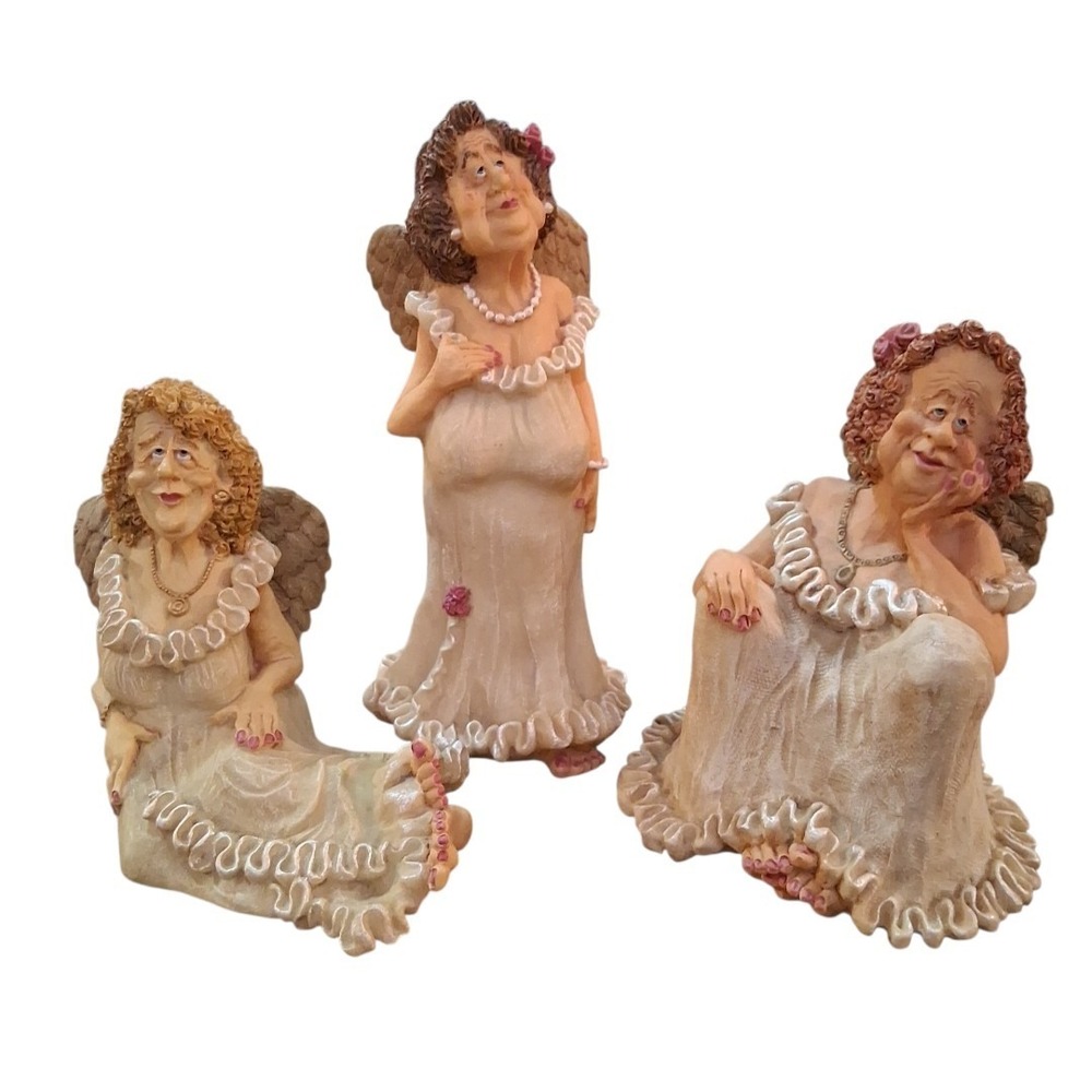 Doug Harris Guardian Grannies Granny Set of 3 Figurine's Dixie Velma Ruby Lee